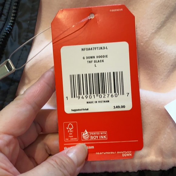 Size L Northface jacket. - Picture 5 of 5